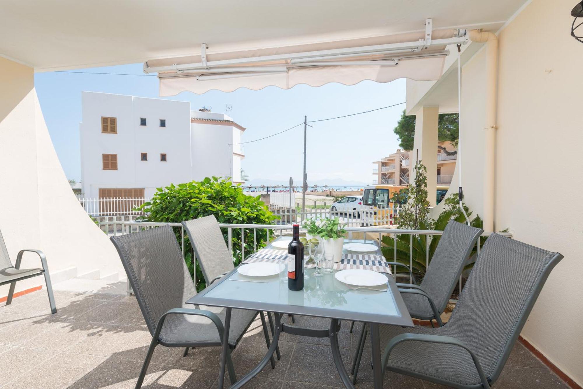 New!сasa Salzes 4 Justo En La Playa De Arena Con Pinos En Alcudia (Mallorca)